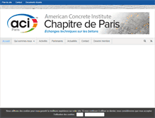 Tablet Screenshot of chapitreaciparis.com